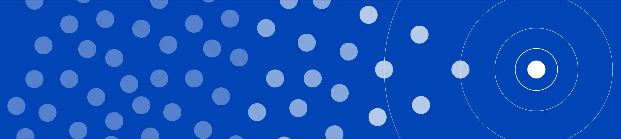 graphic with one dot leading many other dots
